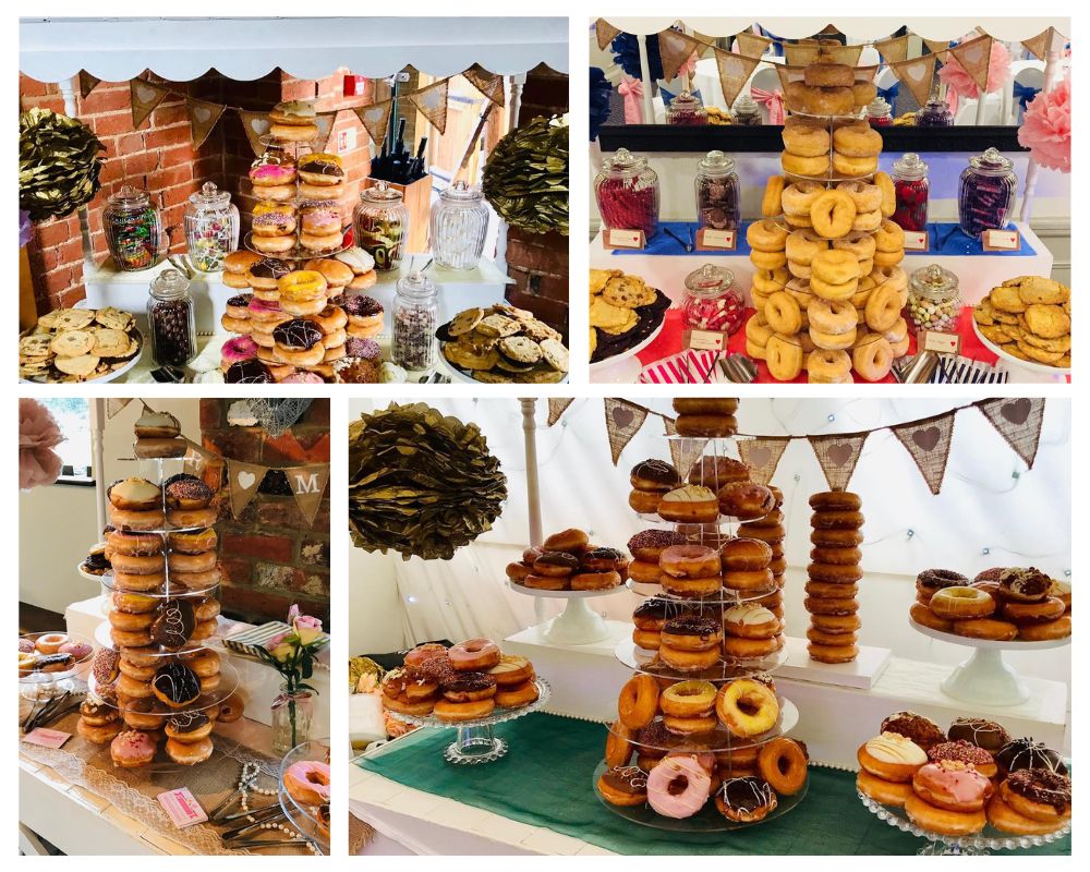 Donut Tower Collage